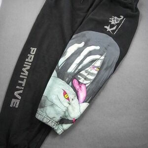 Primitive Naruto Shippuden Orochimaru Graphic Sweatpants Joggers Black Mens L